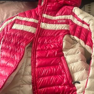 White waterproof jacket